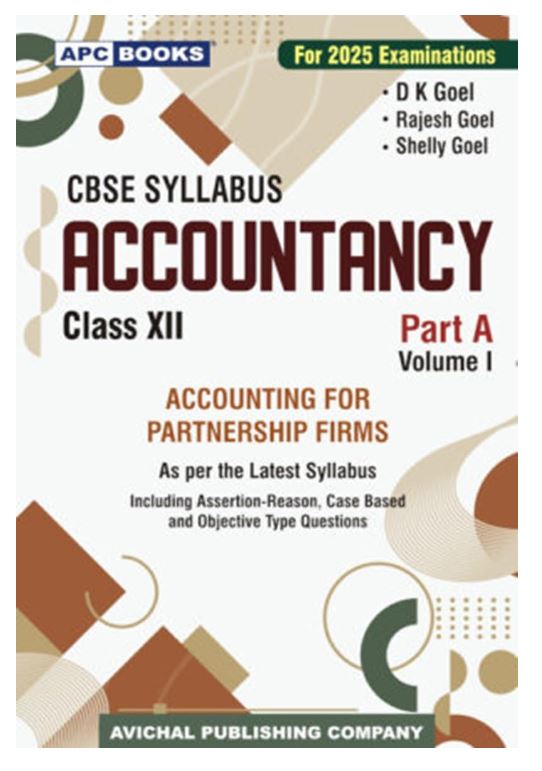 Accountancy Part A Vol. 1 (Accounting For Partnership Firms) For Class 12